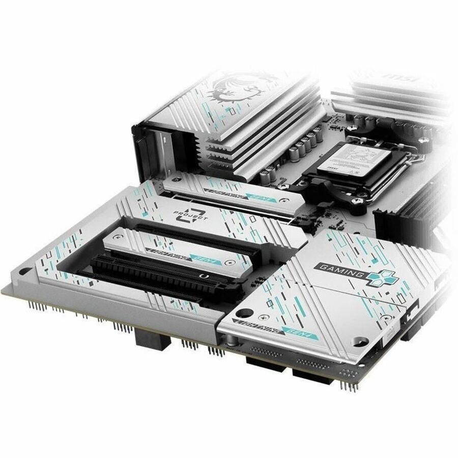 MSI B850 GAMING PLUS WIFI PZ Gaming Desktop Motherboard - AMD B850 Chipset - Socket AM5 - ATX MSI B850 GAMING PLUS WIFI PZ Gaming Desktop Motherboard - AMD B850 Chipset - Socket AM5 - ATX